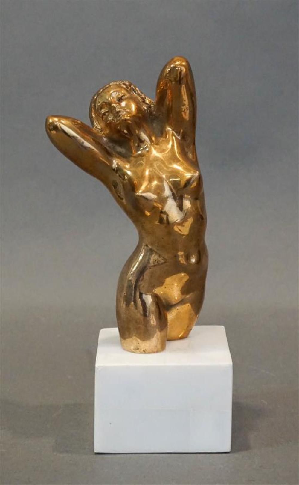 HARDY, BONHOMME, GILDED BRONZE