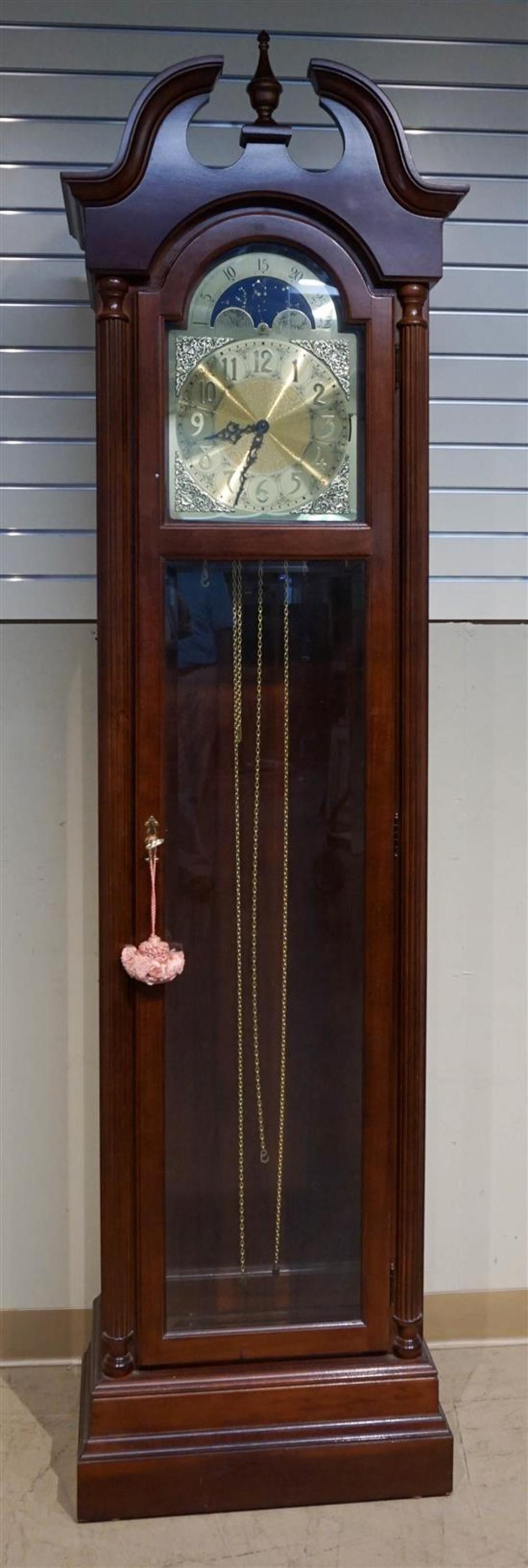 FEDERAL STYLE CHERRY TALL CASE CLOCK