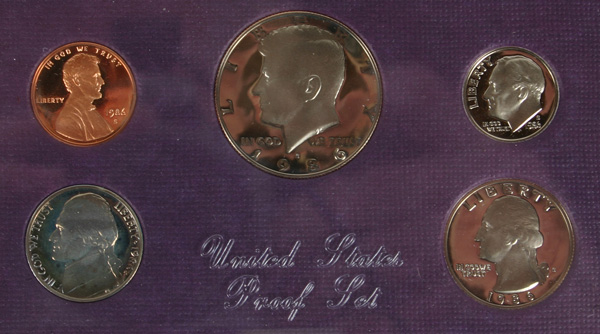 1986, 1987, & 1988 U.S. Mint Proof