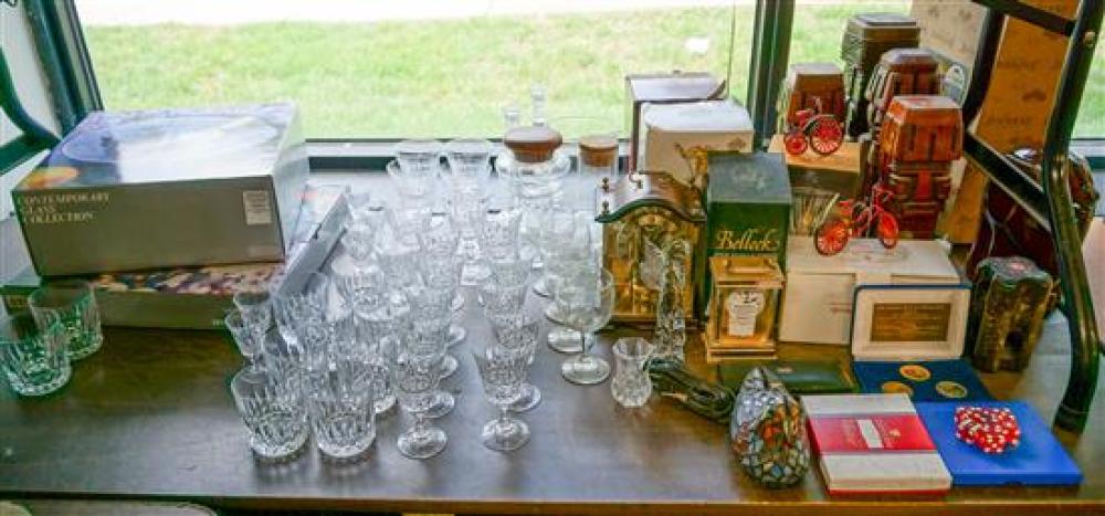 COLLECTION OF BAR GLASSWARE, TWO