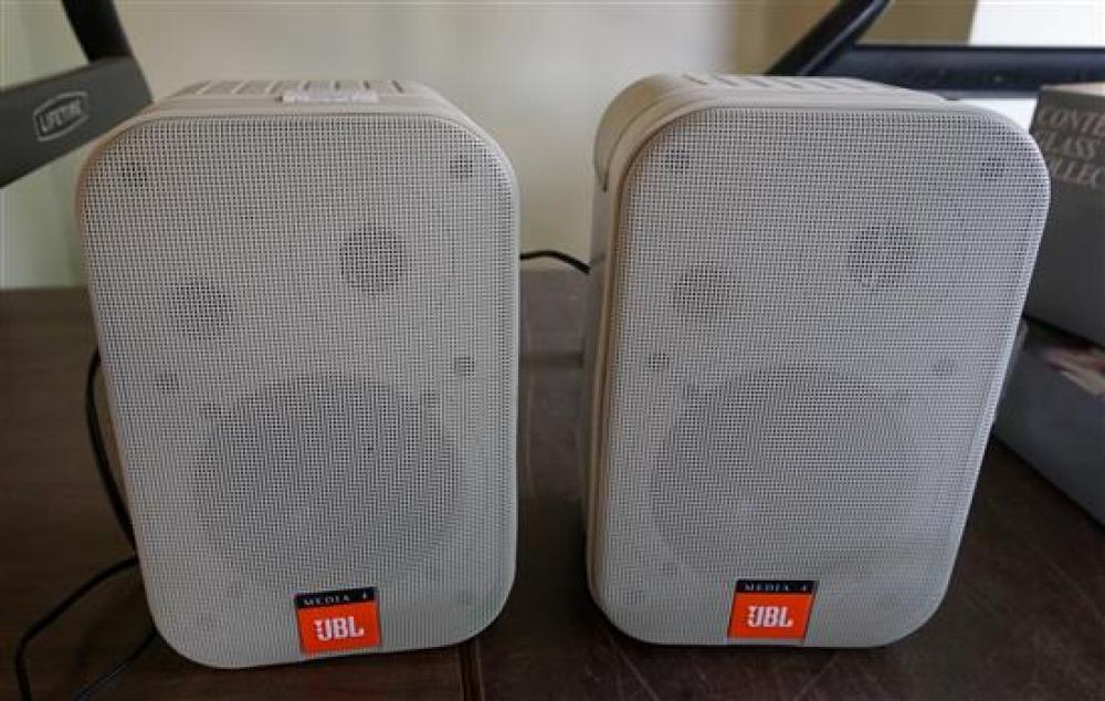 PAIR OF JBL MEDIA SHELF SPEAKERSPair