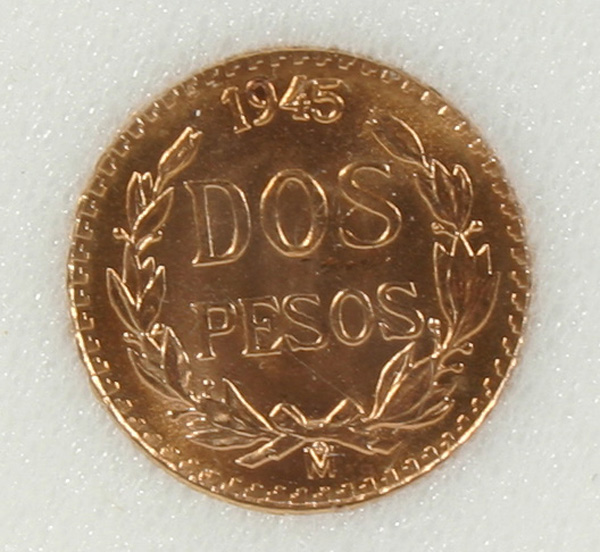 1945 Mexican Dos Pesos 2 Pesos 4ff4c