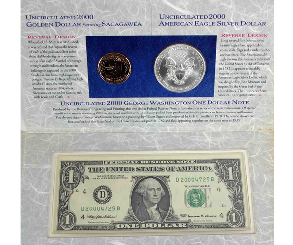 2000 US Millennium Coinage Currency 4ff57