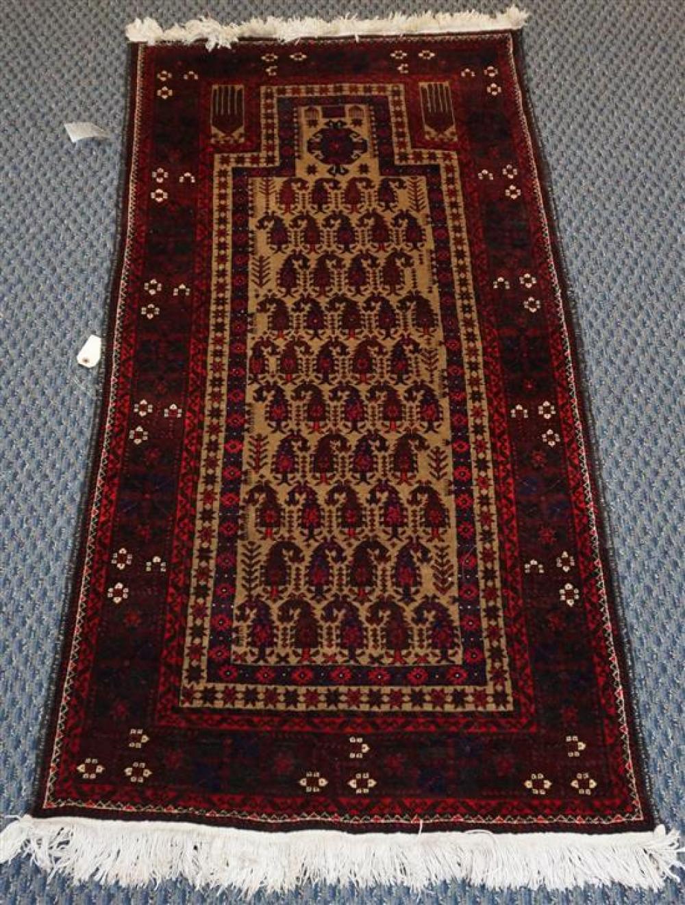 BELOUCHISTAN PRAYER RUG, 5 FT 9