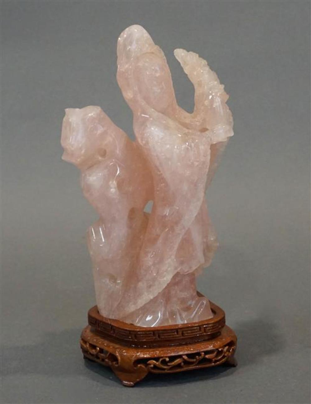 CHINESE ROSE QUARTZ GUANYINChinese