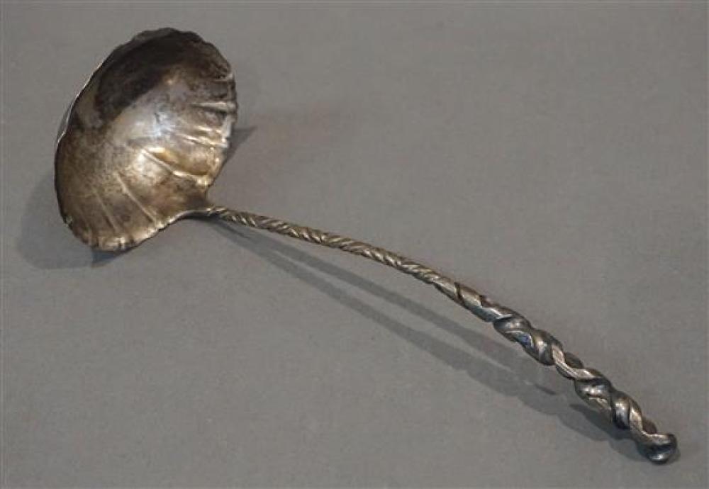 WHITING STERLING SILVER PUNCH LADLE,