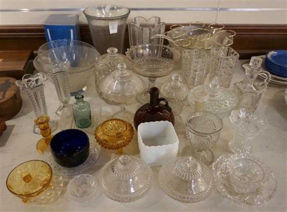 COLLECTION OF ASSORTED CLEAR AND