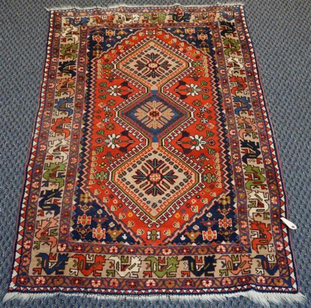 CAUCASIAN RUG 5 FT 4 IN X 3 FT 31f9e0