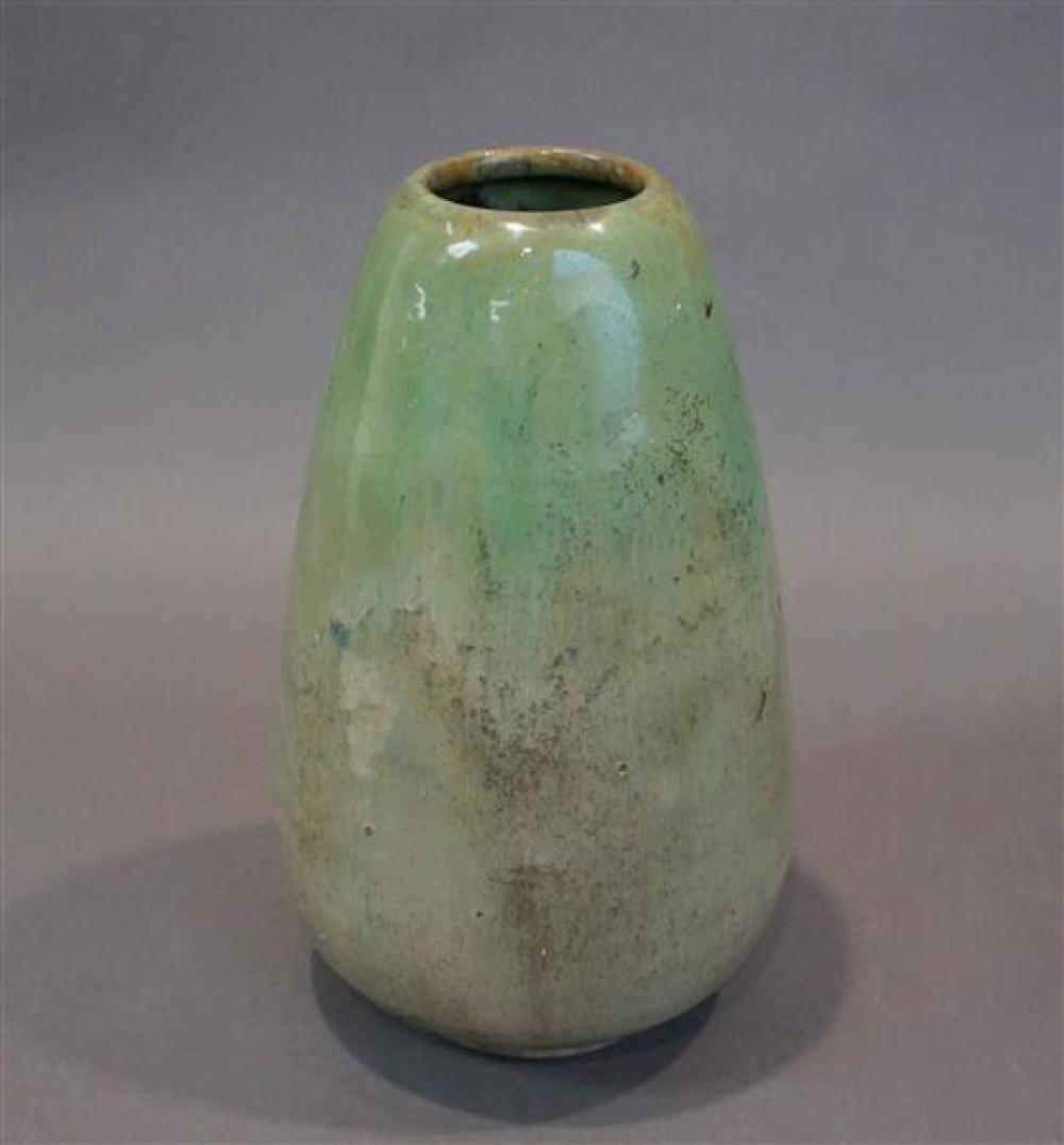 FULPER GREEN GLAZED LARGE VASE 31f9fa