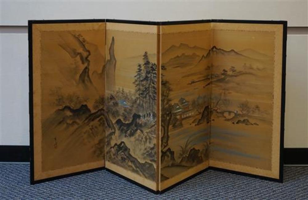 JAPANESE FOUR-PANEL LOW SCREENJapanese
