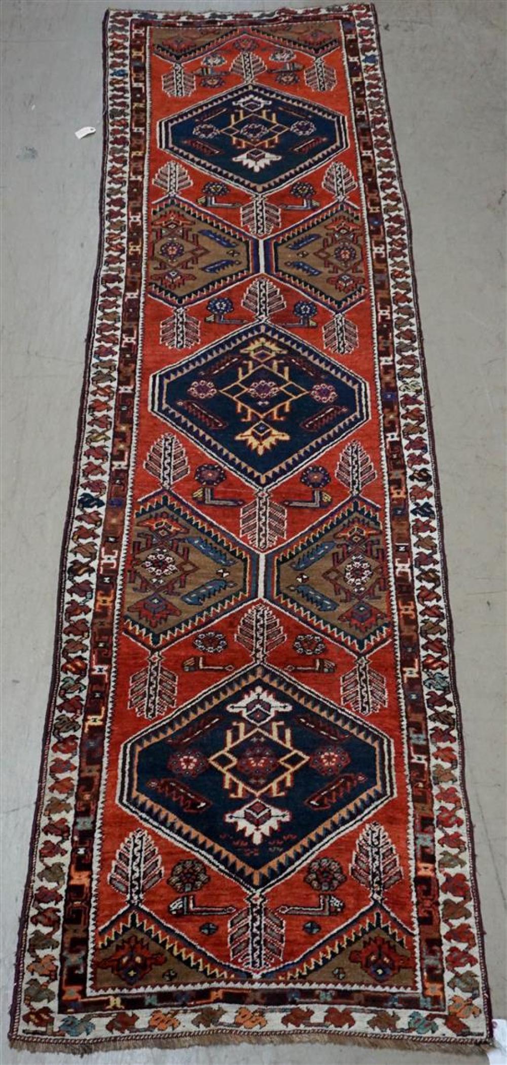 KURDISH RUG, 11 FT 8 IN X 3 FT