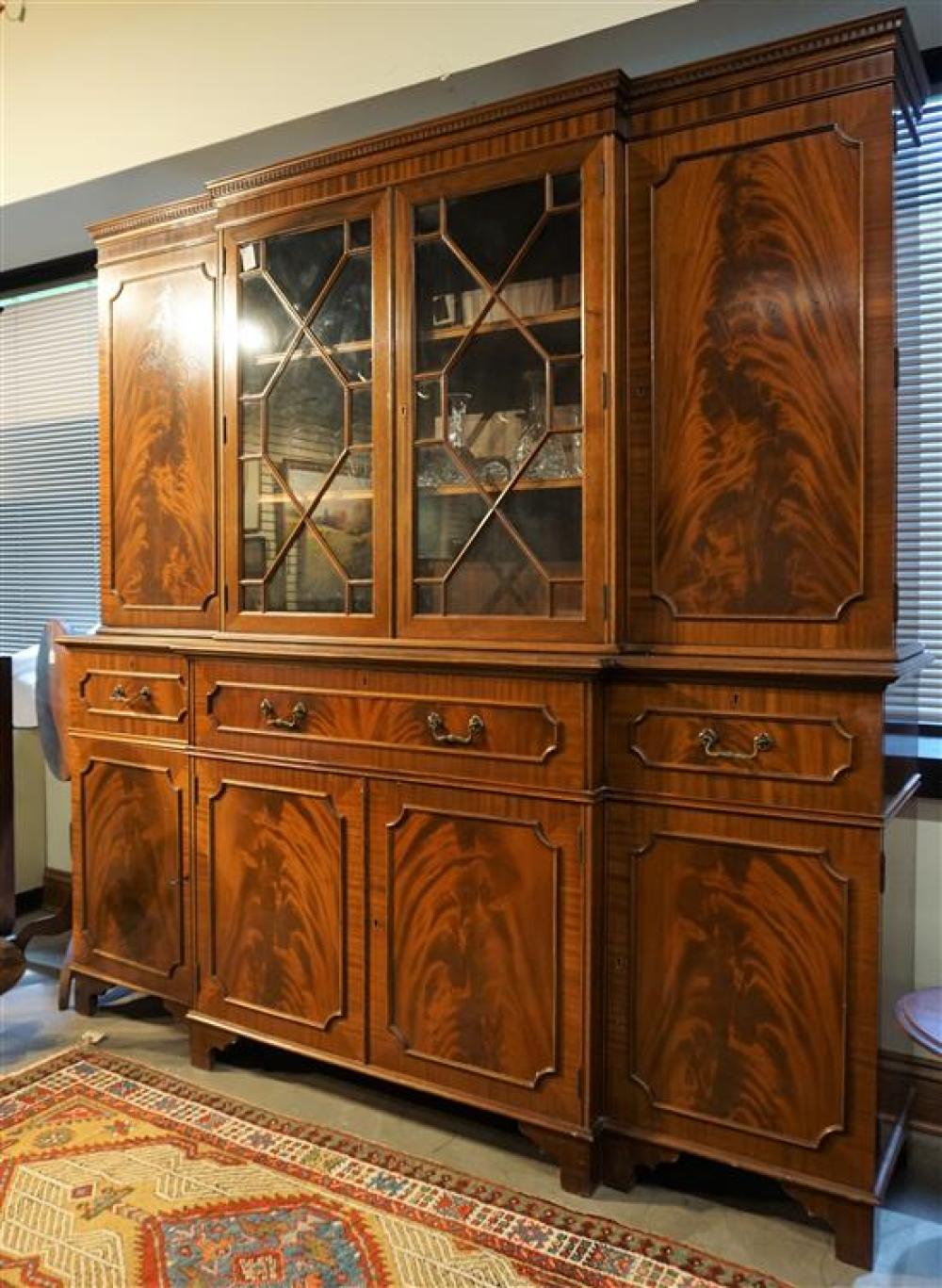 GEORGE III STYLE MAHOGANY BUREAU