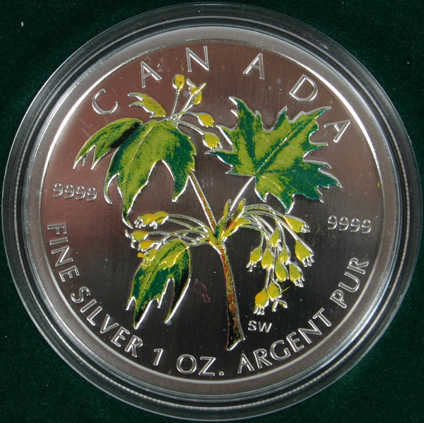 2003 Canada Coloured Siver Maple
