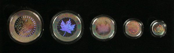 2003 Canada Silver Maple Leaf Hologram