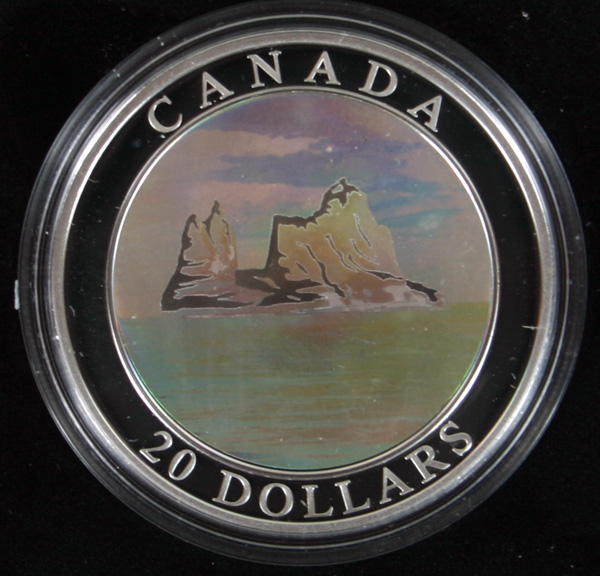 2004 Canada Silver Iceberg Hologram 4ff7e