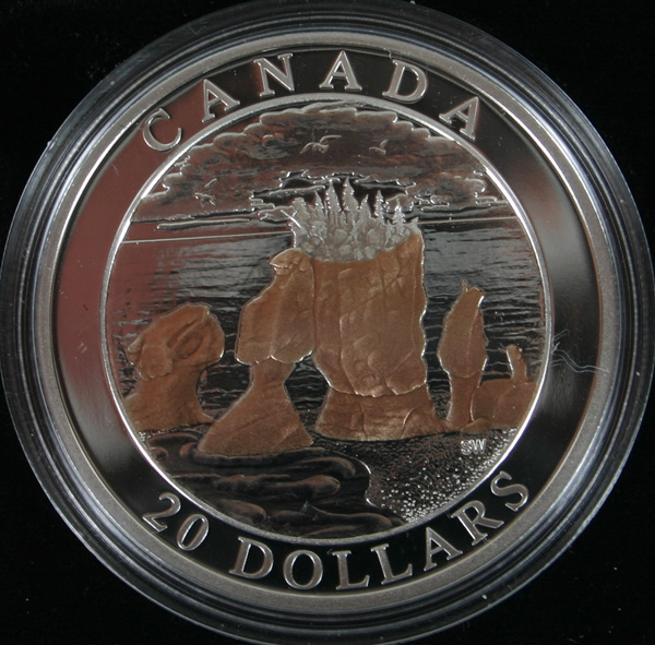 2004 Canada Silver Hopewell Rocks