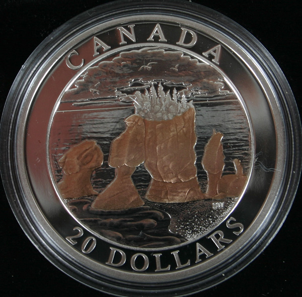 2004 Canada Silver Hopewell Rocks 4ff7f