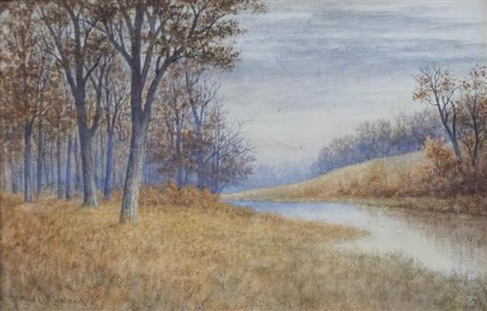 HORACE C KIRKLAND FALL LANDSCAPE  31faf6