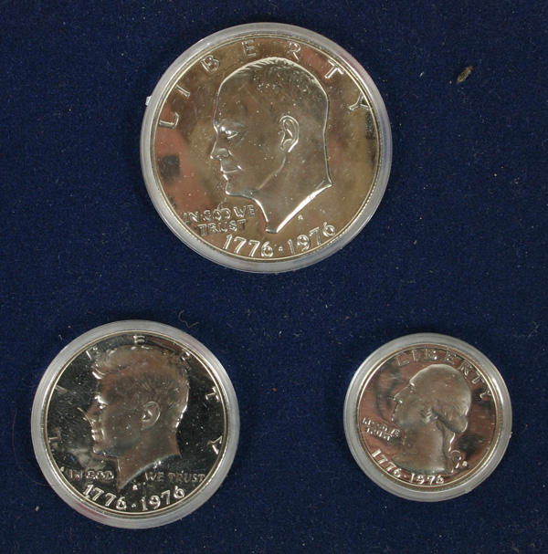 1976 Three Piece Silver Proof Set