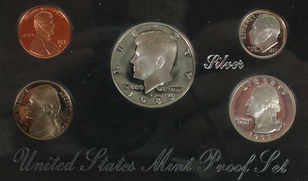 1993 U S Mint Silver Proof Set 4ff87