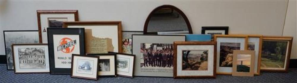 GROUP WITH ASSORTED FRAMED AND