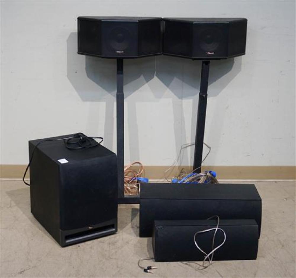 KLIPSCH RPW10 SUBWOOFER, A PAIR OF KSF-85