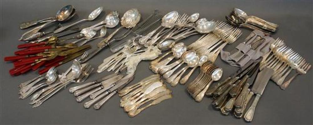 COLLECTION OF SILVER PLATE FLATWARECollection