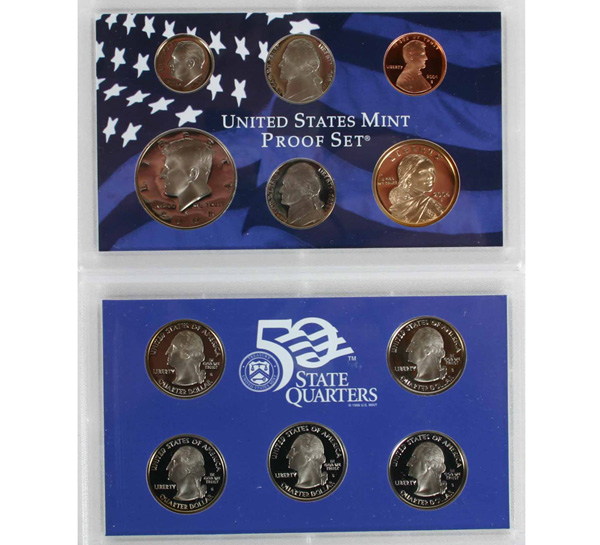 Five 2004 U S Mint Proof Sets 4ff93
