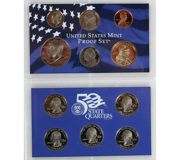 Five 2004 U.S. Mint Proof Sets
