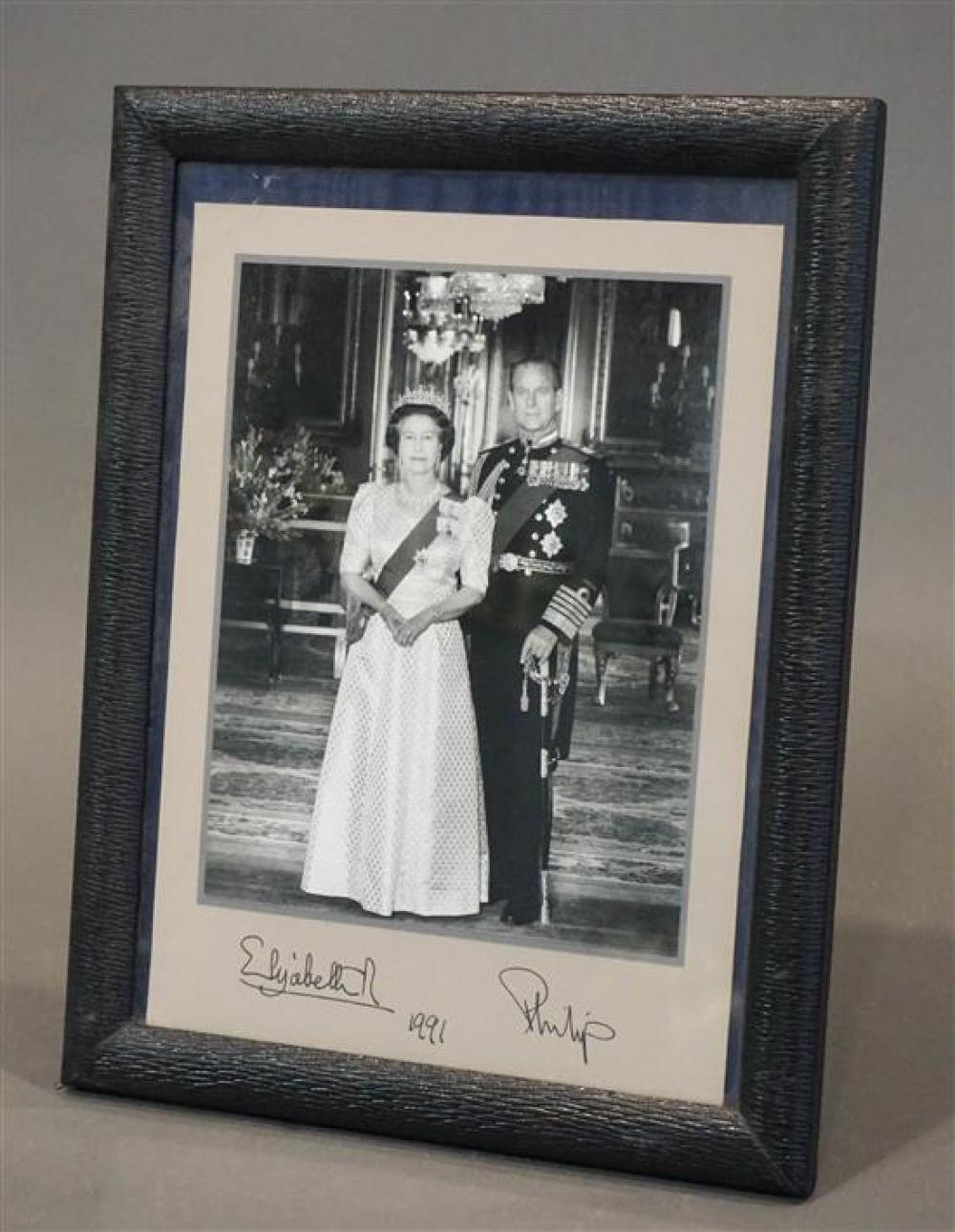 PORTRAIT OF QUEEN ELIZABETH AND PRINCE