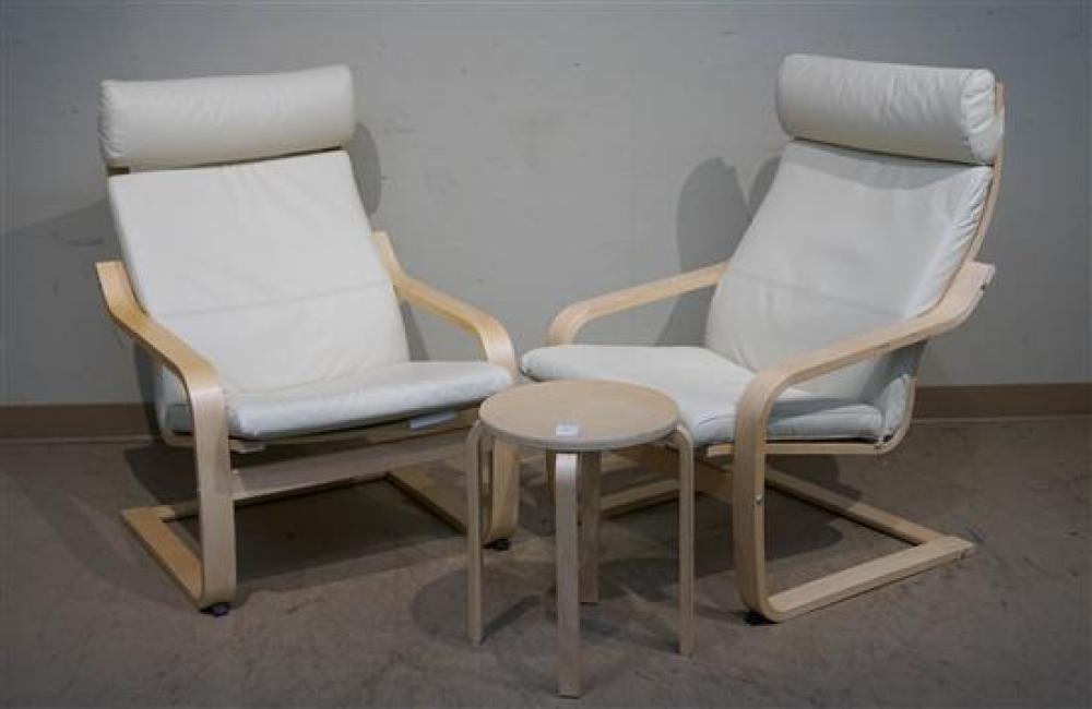 PAIR OF IKEA POANG ARMCHAIRS 31fc4e