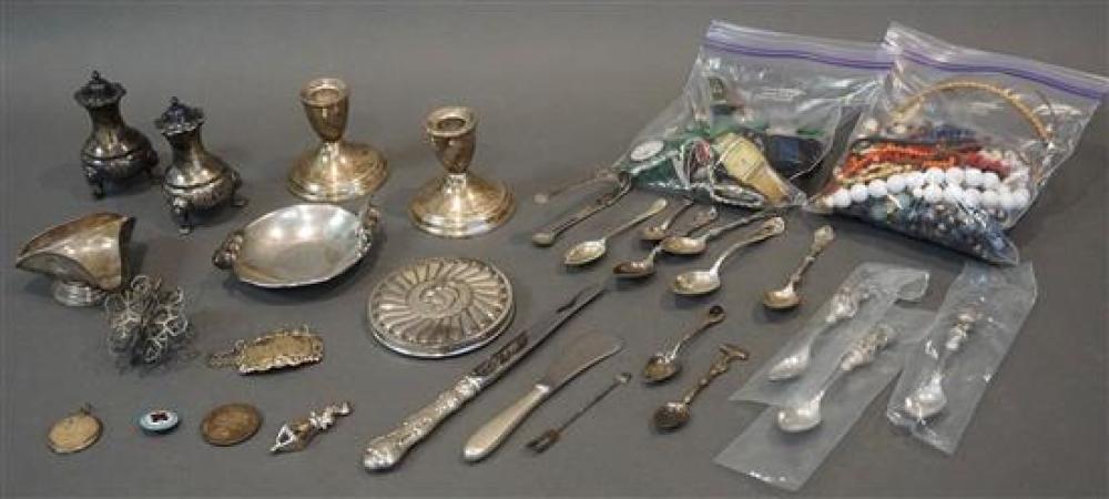 COLLECTION OF SEVEN STERLING FLAT