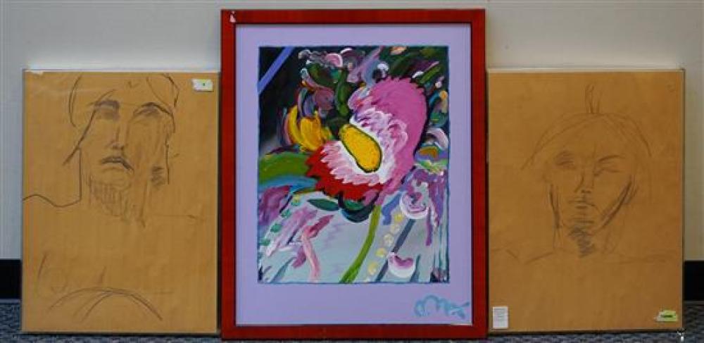 AFTER PETER MAX, ABSTRACT FLOWER,