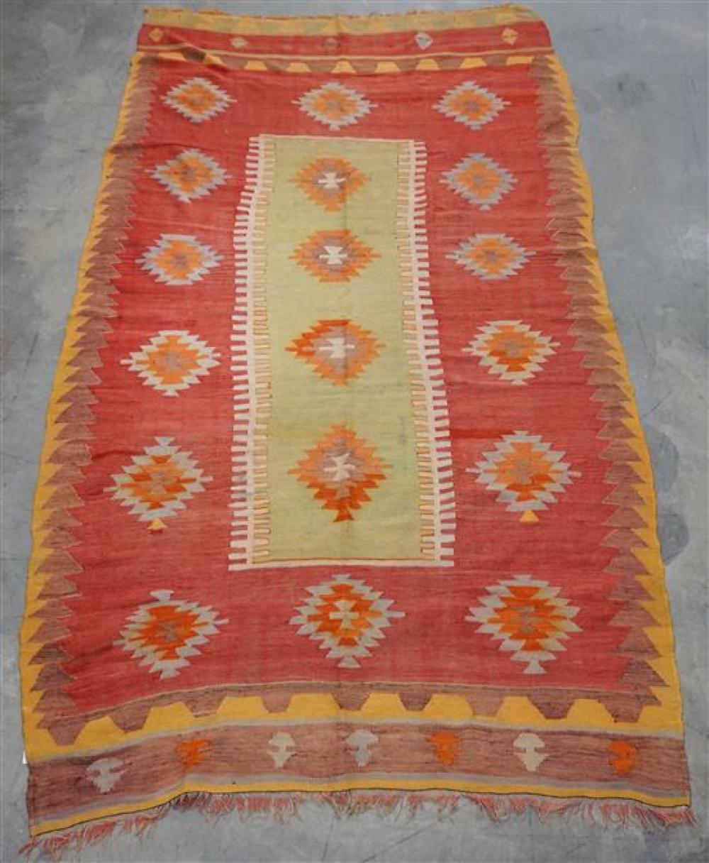 TURKISH KILIM RUG, 10 FT 2 IN X