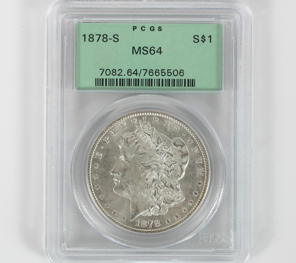 1878 S 1 Morgan Silver Dollar 4ffc1