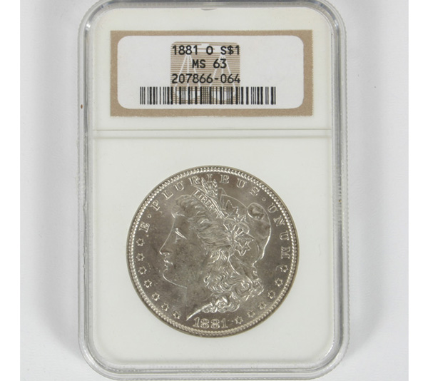 1881 O Morgan Dollar 1 NGC MS63 4ffc3