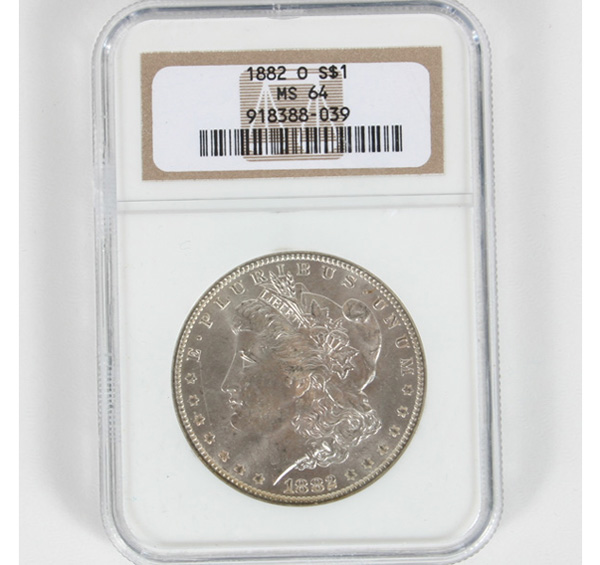 1882 O Morgan Dollar 1 NGC MS64 4ffc5