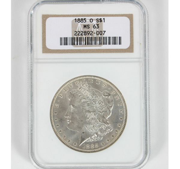 1885 O Morgan Dollar 1 NGC MS63 4ffc7