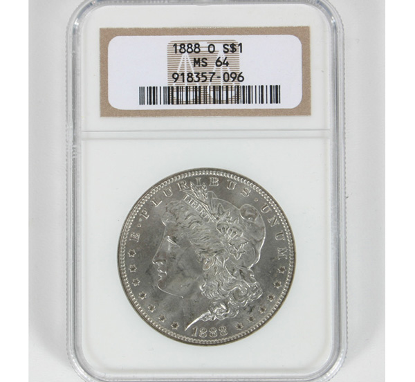 1888-O Morgan Dollar $1 NGC MS64