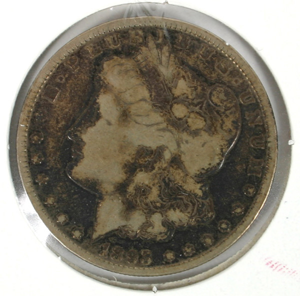 Key Date 1893-O Morgan Dollar VG/F