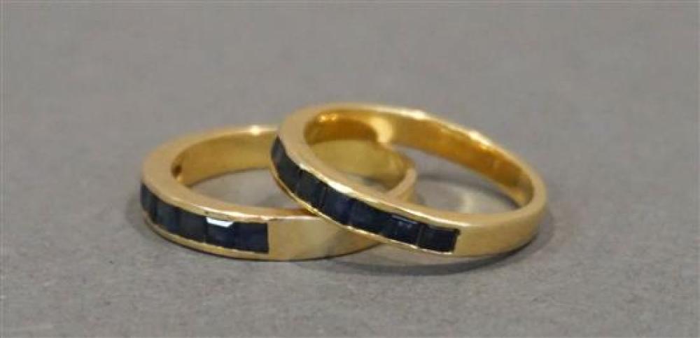 PAIR OF TESTED 18-KARAT YELLOW-GOLD