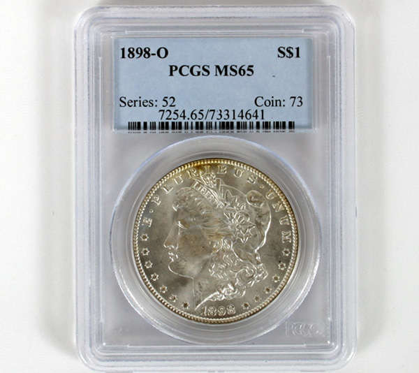 1898 O Morgan Silver Dollar PCGS 4ffd2