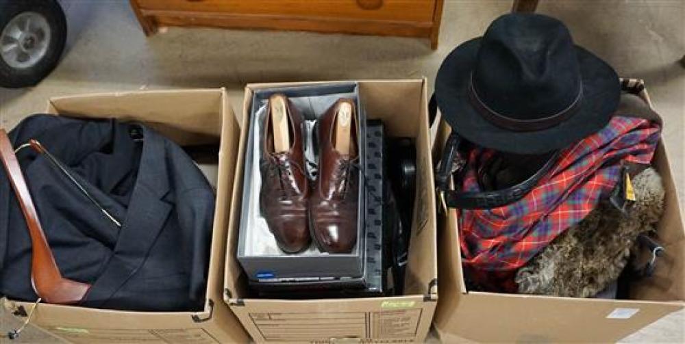 THREE BOXES OF GENTLEMAN'S SHOES,