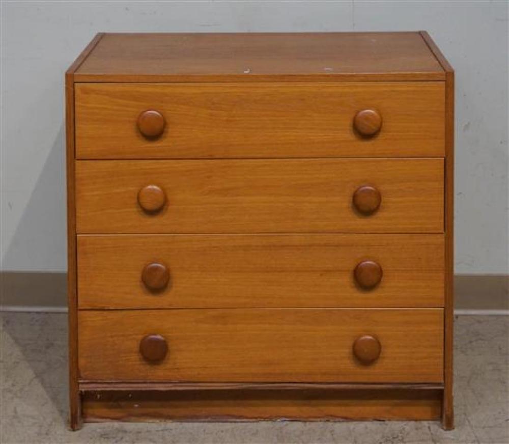 TEAK FOUR-DRAWER SIDE CHESTTeak