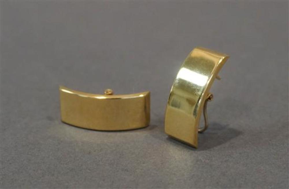 PAIR OF ITALIAN 18-KARAT YELLOW