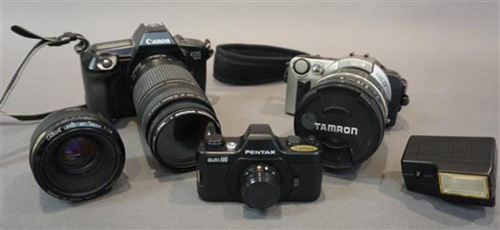 CANON EOS 650 WITH 75-300MM LENS,