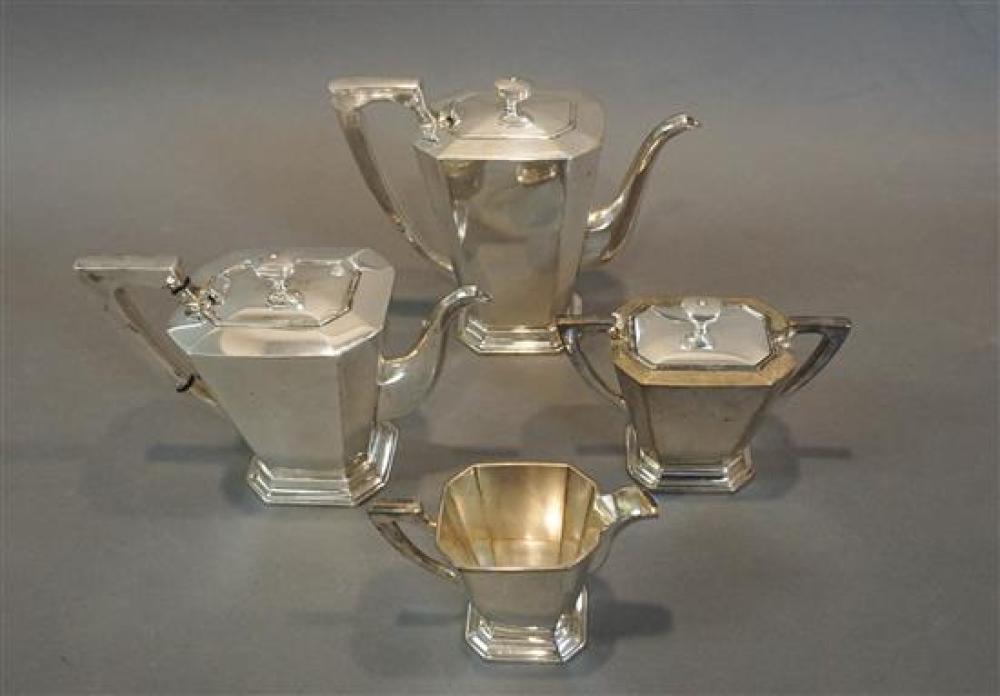 JAPANESE 950-SILVER FOUR-PIECE