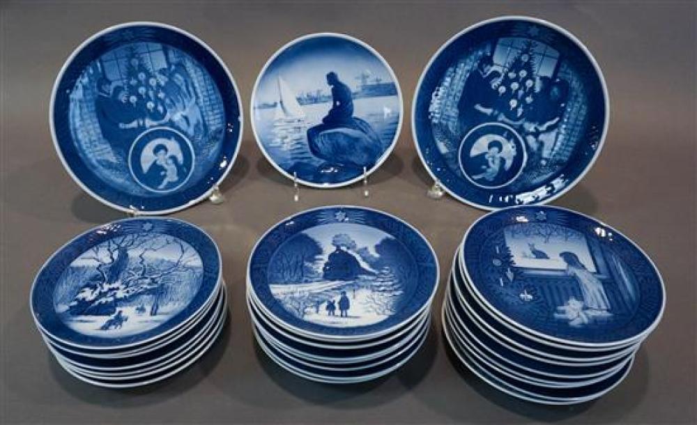 COLLECTION OF TWENTY-SEVEN ROYAL COPENHAGEN