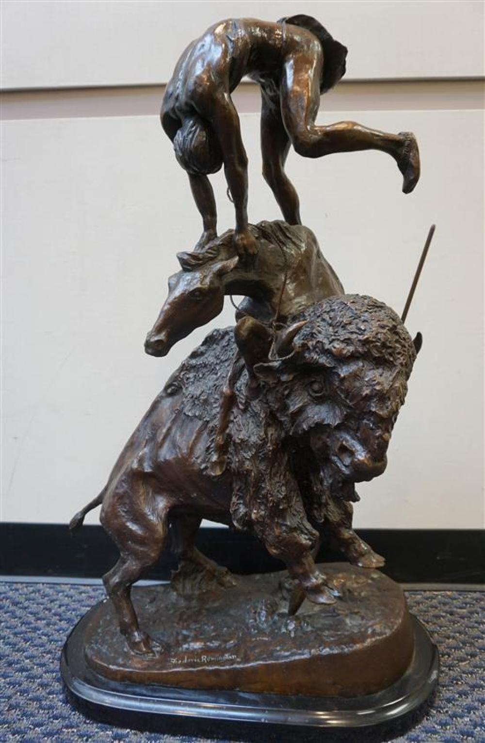 AFTER FREDERIC REMINGTON THE BUFFALO 31ffd3
