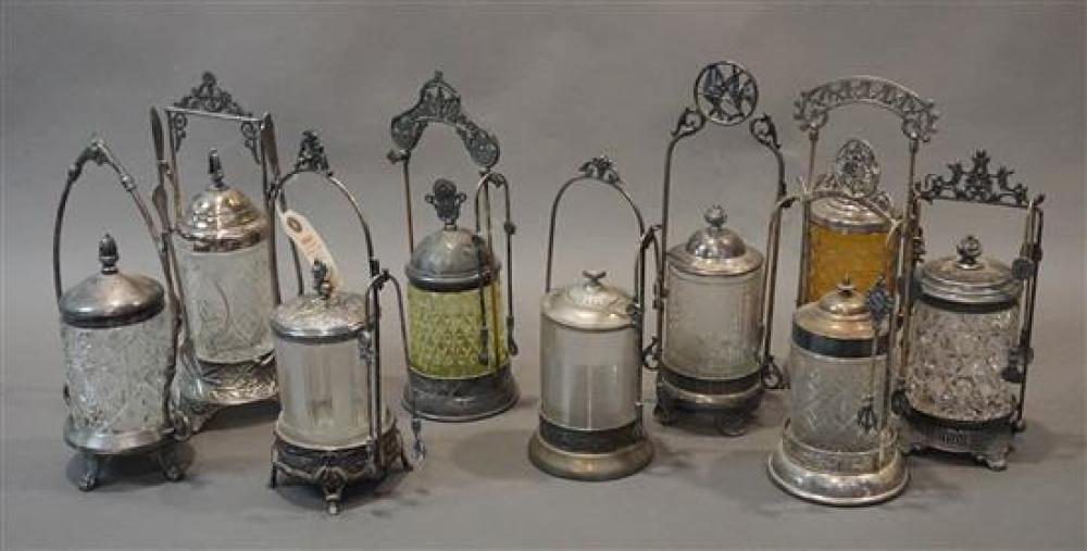 COLLECTION OF NINE SILVER PLATE